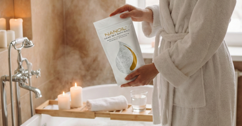 nanoil kylpysuolan käyttö